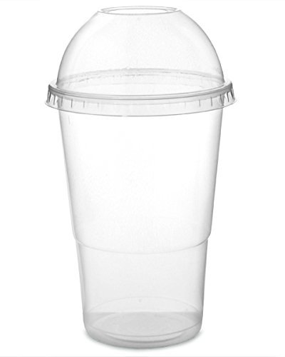 CSPone 4 Pezzi Bubble Tea Bicchieri con Coperchio e Cannuccia 500ml Tazza  Boba Cup a Bolle Bicchiere Riutilizzabile